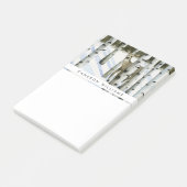 Jouw naam toevoegen | Deer in Snowfall Post-it® Notes (Schuin)