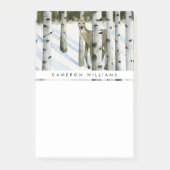 Jouw naam toevoegen | Deer in Snowfall Post-it® Notes (Voorkant)