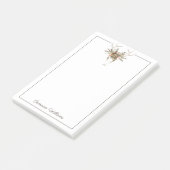Jouw naam toevoegen | Deer Skull & Flowers Post-it® Notes (Schuin)