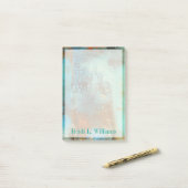 Jouw naam toevoegen | Deja Blue Post-it® Notes (Op bureau)