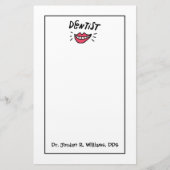 Jouw naam toevoegen | Dentist Smile Briefpapier (Voorkant)