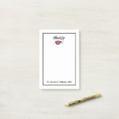 Jouw naam toevoegen | Dentist Smile Post-it® Notes (Op bureau)