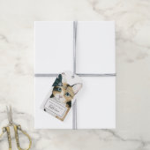 Jouw naam toevoegen | Downton Cat Cadeaulabel (Met Touw)