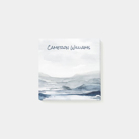 Jouw naam toevoegen | Faded Horizon II Post-it® Notes (Voorkant)