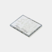 Jouw naam toevoegen | Fleur de Bleu I Post-it® Notes (Schuin)