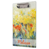 Jouw naam toevoegen | Flowers Sway II Klembord (Links)