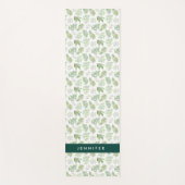Jouw naam toevoegen | Forest Greenery Pattern Yogamat (Voorkant)