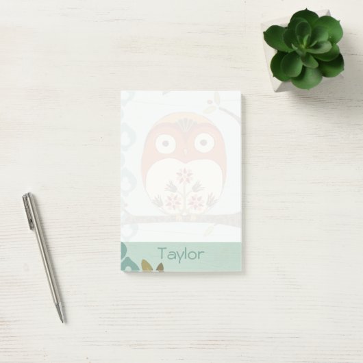 Jouw naam toevoegen | Forest Whimsy I Post-it® Notes (Kantoor)
