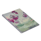 Jouw naam toevoegen | Fuchsia Treeline Notitieboek (Rechterzijde)