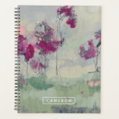 Jouw naam toevoegen | Fuchsia Treeline Planner (Voorkant)