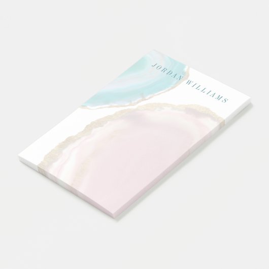 Jouw naam toevoegen | Gem Stones I Post-it® Notes (Schuin)