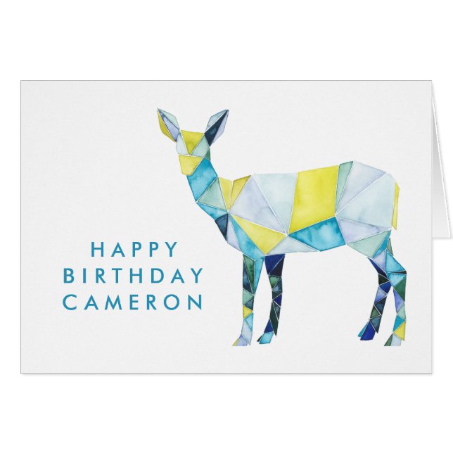 Jouw naam toevoegen | Geometrische proefdier (Voorkant Horizontaal)