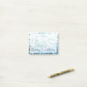 Jouw naam toevoegen | Gespikkeld Zee I Post-it® Notes (Op bureau)