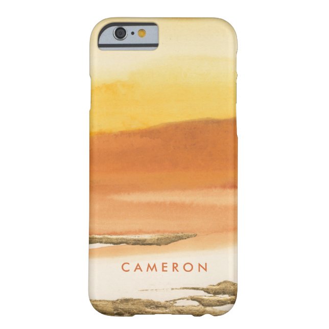 Jouw naam toevoegen | Gilded Amber Case-Mate iPhone Case (Achterkant)