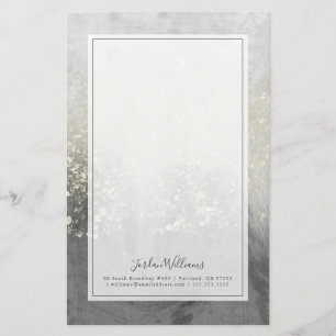 Jouw naam toevoegen   Glitter Swirl Briefpapier