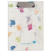 Jouw naam toevoegen | Glitterati I Abstract afdruk Klembord (Voorkant)