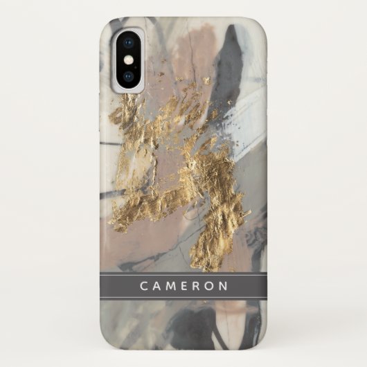 Jouw naam toevoegen | Golden Blush Case-Mate iPhone Case (Achterkant)