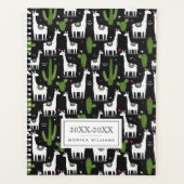 Jouw naam toevoegen | Happy Llama Pattern Planner (Voorkant)