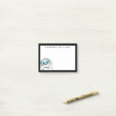 Jouw naam toevoegen | Hipster-sleuf Post-it® Notes (Op bureau)