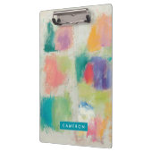 Jouw naam toevoegen | Horizontale keelsteen Klembord (Links)