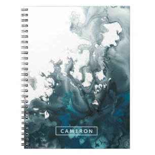 Jouw naam toevoegen Indigo Tempest Notitieboek