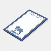 Jouw naam toevoegen | Kobalt Blue Farm Animals - S Post-it® Notes (Schuin)