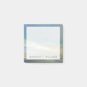 Jouw naam toevoegen Kustwolken met oceaan Post-it® Notes