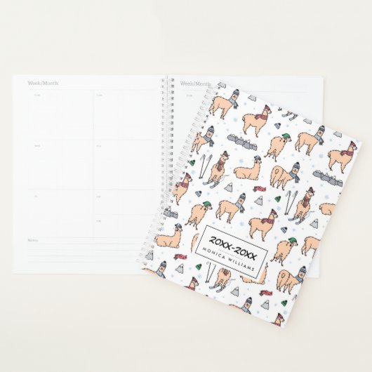 Jouw naam toevoegen | Llama's in Petten en kruider Planner (Display)