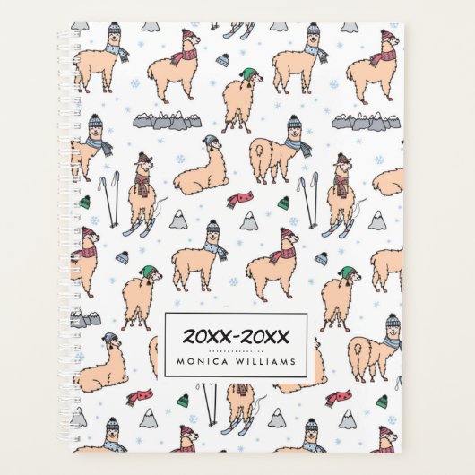 Jouw naam toevoegen | Llama's in Petten en kruider Planner (Voorkant)