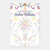 Jouw naam toevoegen | Modern Otomi Design II Post-it® Notes (Voorkant)