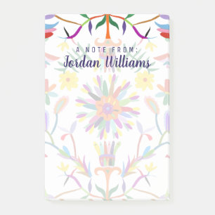 Jouw naam toevoegen Modern Otomi Design II Post-it® Notes