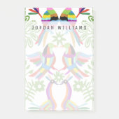 Jouw naam toevoegen | Modern Otomi Design III Post-it® Notes (Voorkant)