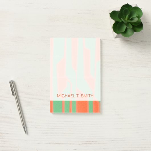 Jouw naam toevoegen | Moderne circuit I Post-it® Notes (Kantoor)
