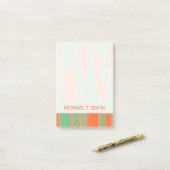 Jouw naam toevoegen | Moderne circuit I Post-it® Notes (Op bureau)