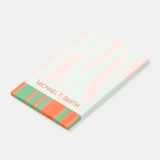 Jouw naam toevoegen | Moderne circuit I Post-it® Notes (Schuin)