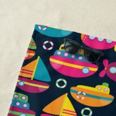 Jouw naam toevoegen | Ocean Transporttern Pattern Strandlaken (In situ)