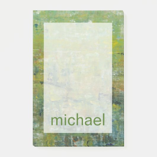 Jouw naam toevoegen | Opulent veld II Post-it® Notes (Voorkant)