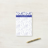 Jouw naam toevoegen | Oriental Sakura Branch Patte Post-it® Notes (Op bureau)