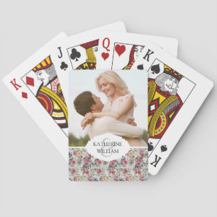 Jouw naam toevoegen   Patroon met proefdrukken Pokerkaarten