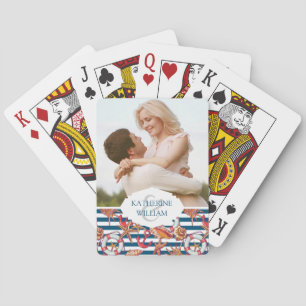Jouw naam toevoegen   Patroon met staarten en staa Pokerkaarten