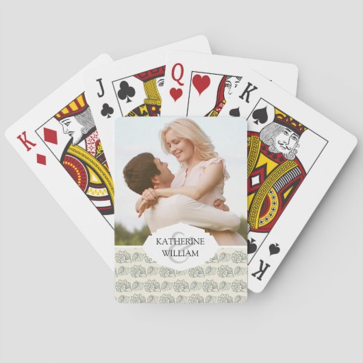 Jouw naam toevoegen | Patroon voor decoratieve sch Speelkaarten (Achterkant)