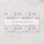 Jouw naam toevoegen | Polka Dot Circle Pattern Visitekaartje (Achterkant)