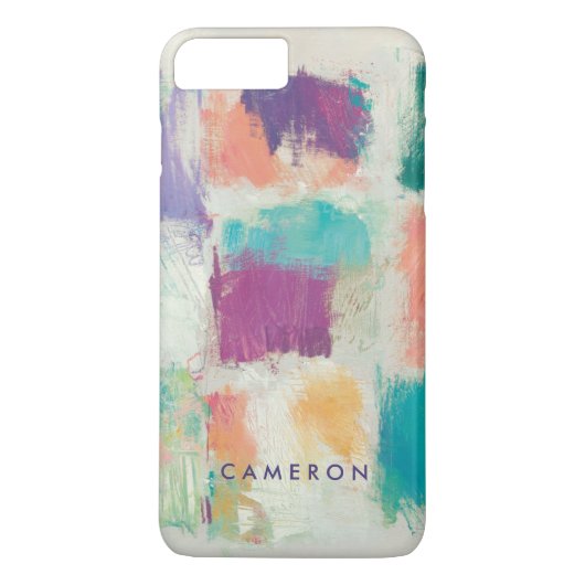 Jouw naam toevoegen | Popsicles II Abstract gestee Case-Mate iPhone Case (Achterkant)