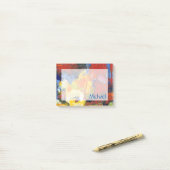 Jouw naam toevoegen | Race Day Post-it® Notes (Op bureau)