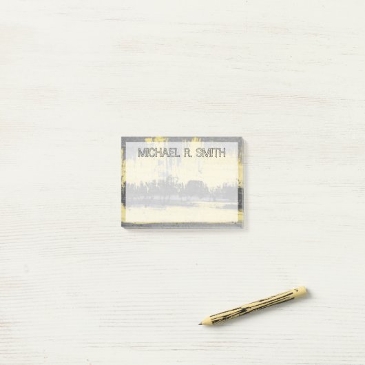 Jouw naam toevoegen | Radar II Post-it® Notes (Op bureau)