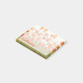 Jouw naam toevoegen | Rijen van papavers I Post-it® Notes (Schuin)