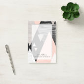 Jouw naam toevoegen | Scandi Mountain Peak Design Post-it® Notes (Kantoor)