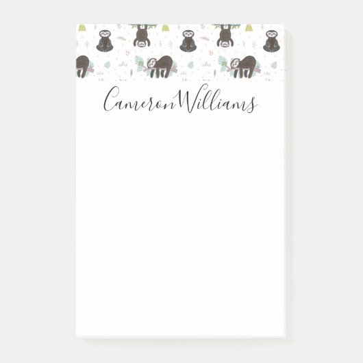 Jouw naam toevoegen | Slaapvrij Slaappatroon Post-it® Notes (Voorkant)