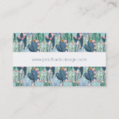 Jouw naam toevoegen | Soft Patel Cactus Pattern Visitekaartje (Achterkant)