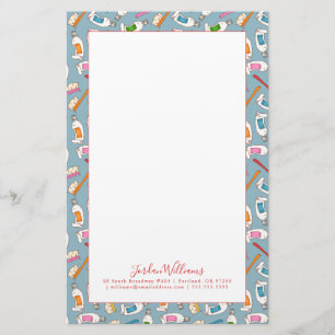 Jouw naam toevoegen Tandenborstel- en tandpastea Briefpapier